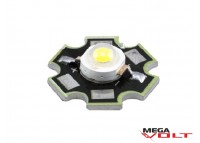 Сверхъяркий светодиод LED 1W White Star 110 Lm
