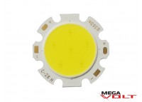 Светодиодный модуль COB LED 3W White 300 Lm (round)