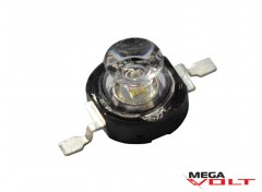 Сверхъяркий светодиод LED 1W Green with lens