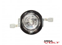 Сверхъяркий светодиод LED 1W Green with lens