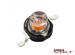 Сверхъяркий светодиод LED 1W Red with lens