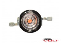 Сверхъяркий светодиод LED 1W Red with lens
