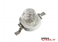 Сверхъяркий светодиод LED 1W Blue with lens