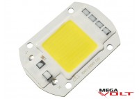 Сверхъяркий светодиод LED 50W White 5000 Lm IC 220V