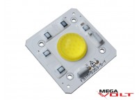 Сверхъяркий светодиод LED 50W White with lens 5000 Lm 220V
