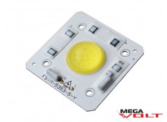 Сверхъяркий светодиод LED 50W White with lens 5000 Lm 220V