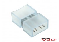 Коннектор для ленты SMD 5050 (3 chip) 220V (2 jack+4pin)