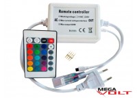 RGB контроллер IR 600W 220V (24 кнопки)