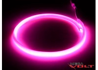 Гибкий неон Flex 220V SMD 2835 (120 LED/m) IP67 Pink (круглый)