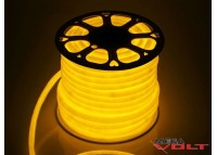 Гибкий неон Flex 220V SMD 2835 (120 LED/m) IP67 Yellow (круглый)