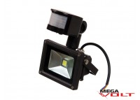 Светодиодный прожектор COB 10W 220V IP65 (Black) with MS