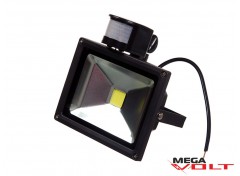 Светодиодный прожектор COB 20W 220V IP65 (Black) с датчиком движения