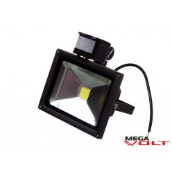 Светодиодный прожектор COB 20W 220V IP65 (Black) with MS