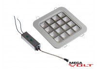 Встраиваемый светодиодный светильник 16W Downlight (square)