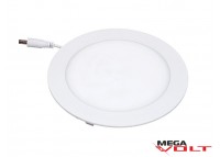 Встраиваемый светодиодный светильник 12W slim (round)