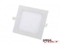 Встраиваемый светодиодный светильник 12W slim (square)