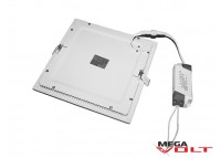 Встраиваемый светодиодный светильник 12W slim (square)