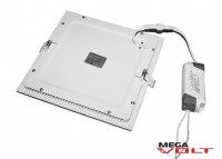 Встраиваемый светодиодный светильник 24W slim (square)