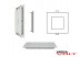 Встраиваемый светодиодный светильник 9W slim (square) Встраиваемый светодиодный светильник 9W slim (square)