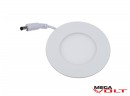 Встраиваемый светодиодный светильник 3W slim (round)