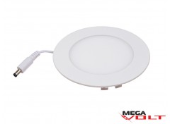 Встраиваемый светодиодный светильник 6W slim (round)