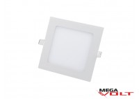 Встраиваемый светодиодный светильник 6W slim (square)