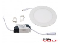 Встраиваемый светодиодный светильник 9W slim (round)