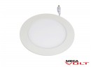 Встраиваемый светодиодный светильник 9W slim (round)