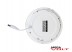 Встраиваемый светодиодный светильник 9W slim (round)