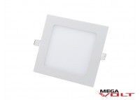 Встраиваемый светодиодный светильник 9W slim (square)