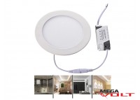 Встраиваемый светодиодный светильник 3W slim (round)