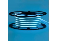 Неоновая лента светодиодная голубая 12V 6х12 AVT-smd2835 120LED/м 11 Вт/м IP65