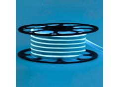 Неоновая лента светодиодная голубая 12V 6х12 AVT-smd2835 120LED/м 11 Вт/м IP65