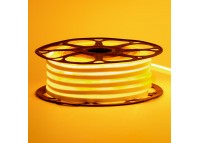 Led неон 12В желтый 8х16 пвх smd2835 120LED/m 6W IP65 , 1м