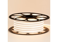 Неоновая лента светодиодная белая теплая 12V 6х12 AVT-smd2835 120LED/м 13Вт/м IP65
