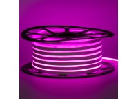 Неоновая лента светодиодная розовая 12V 6х12 AVT-smd2835 120LED/м 11 Вт/м IP65