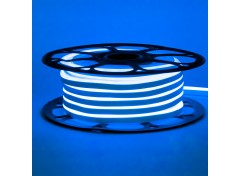 Led неон 12В синий 8х16 пвх smd2835 120LED/m 6W IP65 , 1м