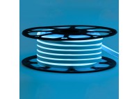 Led неон 12В голубой 8х16 пвх smd2835 120LED/m 6W IP65 , 1м