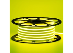 Неоновая лента светодиодная лимонная желтая 12V 6х12 AVT-smd2835 120LED/м 11 Вт/м IP65