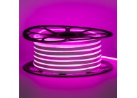 Led неон 12В розовый 8х16 пвх smd2835 120LED/m 6W IP65 , 1м