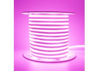 Led неон 220В розовый AVT smd2835 120LED/m 7W IP65 , 1м