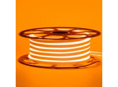 Led неон 220В оранжевый AVT-1 smd2835 120LED/m 7W IP65 , 1м