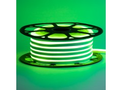 Led неон 220В зеленый AVT-1 smd2835 120LED/m 7W IP65 , 1м