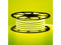 Led неон 220В лимонный желтый AVT-1 smd2835 120LED/m 7W IP65 , 1м