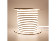 Led неон 220В белый теплый AVT smd2835 120LED/m 7W IP65 , 1м