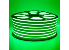 Led неон 220В зеленый smd2835 120LED/m 12W IP65 , 1м
