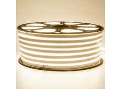 Led неон 220В белый теплый smd2835 120LED/m 12W IP65 , 1м