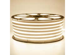 Led неон AVT 220В белый теплый 8х16 smd2835 120LED/m 7W IP65 , 1м