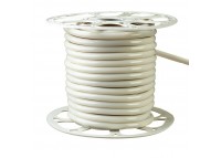 Круглая неоновая лента белая холодная AVT 220V smd2835 120LED/м 7Вт/м IP65