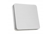 Светодиодный светильник 24 Вт накладной квадратный 5000К IP65 Silver